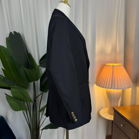 Lauren Ralph Lauren Wool Heritage Preppy Gold Button Blazer sz 38/Medium - Picture 2 of 9